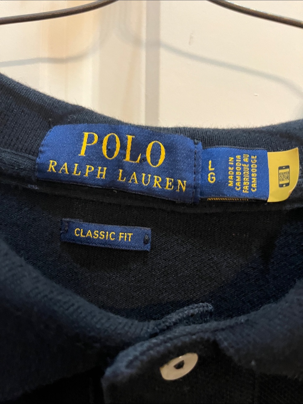 Polo by Ralph Lauren Black  Long-Sleeve Polo with Red Pony - Picture 2 of 9